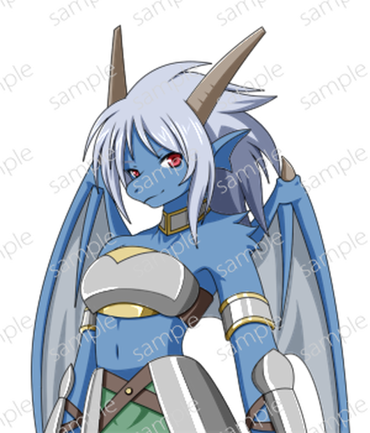 【立ち絵素材】竜人♀