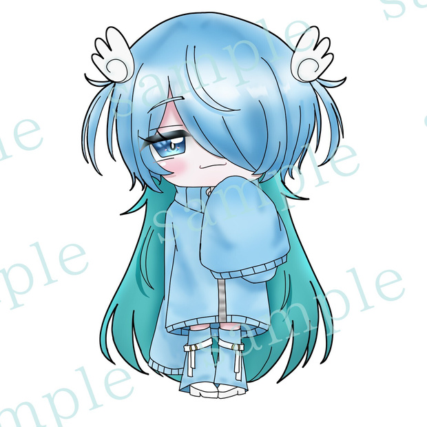 ♡天使ちゃん♡アイコン＆ちびキャライラストSET