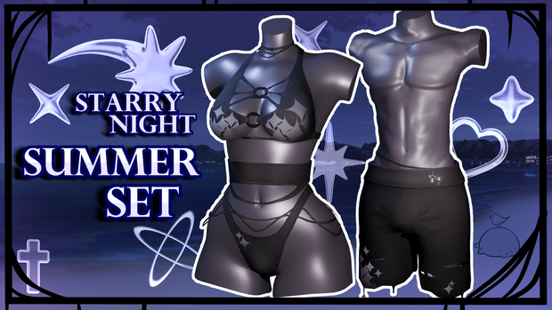 Starry Night Summer Set (Sakyubasua collection) 