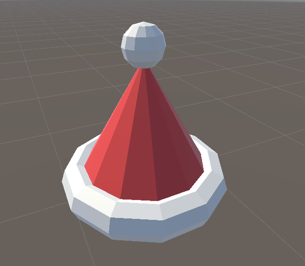 [3D Unity] Low_Poly Santa Hat