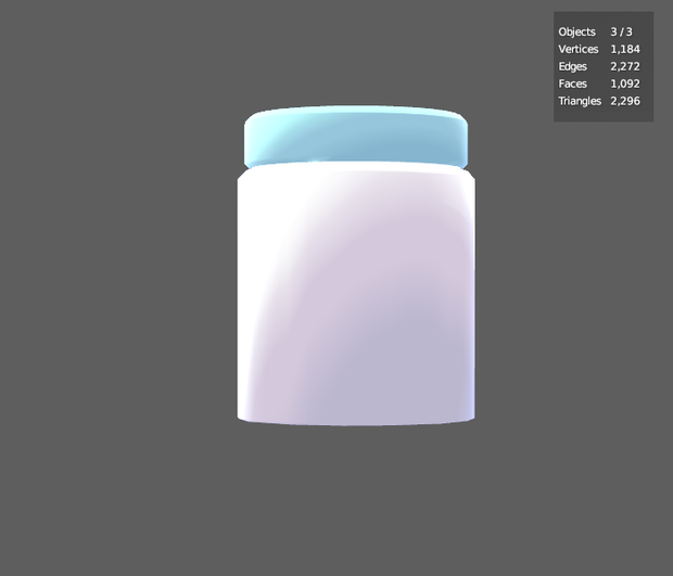 [3D Model] medicine bottle