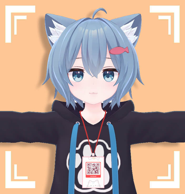 【VRChat】Necklace ID Badge Card MA Physbone