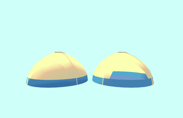 【VRChat/Unity3D】 Tent