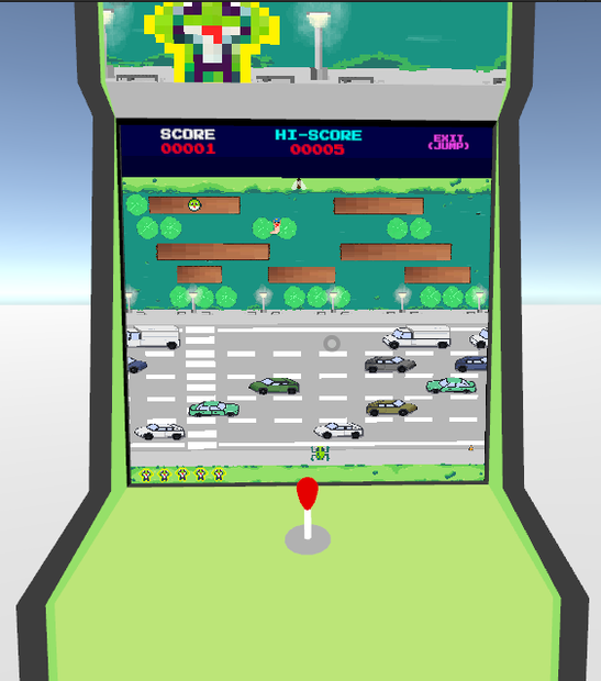 【VRChat】Frogger Cross Game