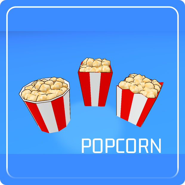 【VRChat】Popcorn ポップコーン [World/Modular Avatar]