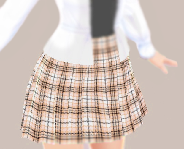 Vroid Beige Skirt
