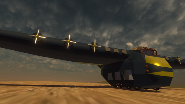 VRChat用航空機「Sano324」※ワールドに置くと飛べるよ！