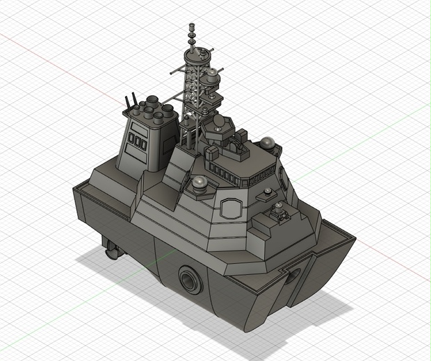 護衛艦娘 こんごう型艤装  3Dプリンタ出力用データ