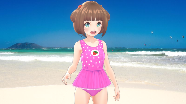 Vroid texture Loli swimsuit pink cute  ロリ水着 ピンク キュート VRoid テクスチャー