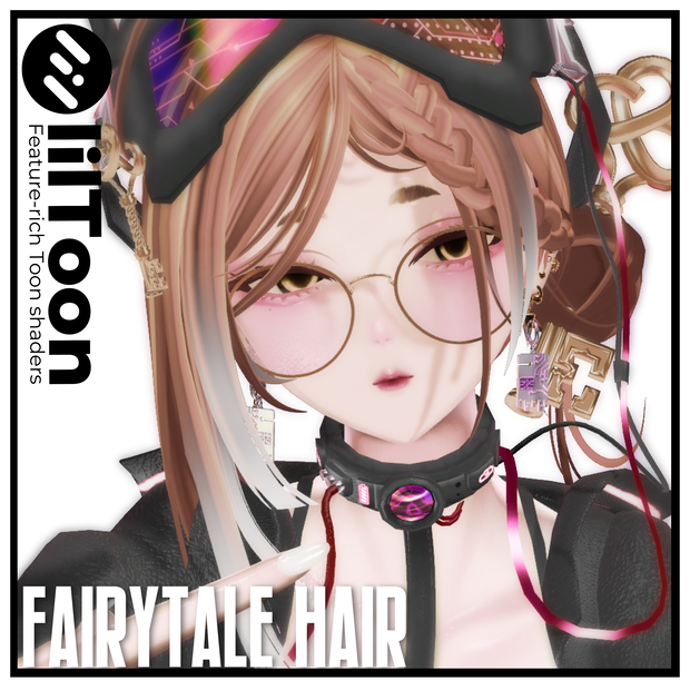 🔮おとぎ話ヘア🔮FairyTale Hair🔑【3Dヘアモデル】【VRchat】