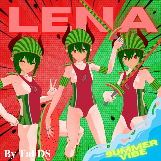 『レナ・カクテル-Lena Cocktail-』Lena Watermelon suit (Summer Vibe Collection)