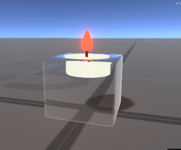 【VRChat向け】ゆらめくキャンドルランプ - Candle Lamp -