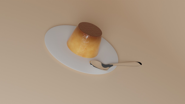 3D プリンとスプーン