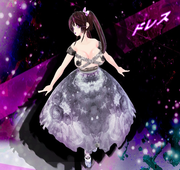 ドレス　Vroid用texture　R18OK/Vtube使用OK　💗商用利用OK💗👈※「サリシヤ」かここのURLを入力で※