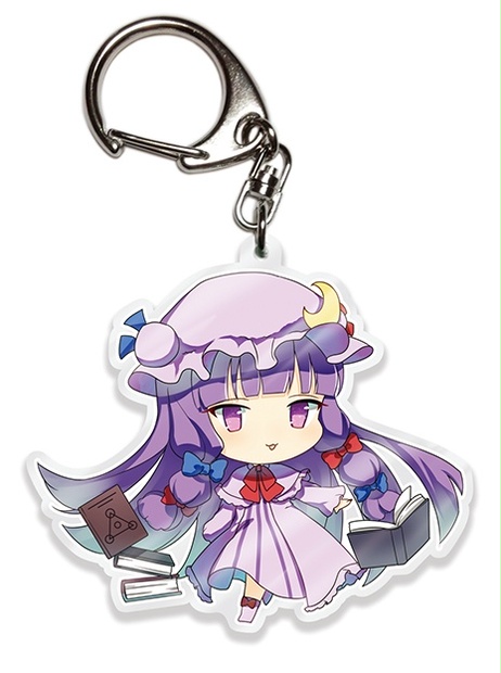 貴重　東方project すなめりドリル　コースター　キーホルダー　パチュリー grep_22681