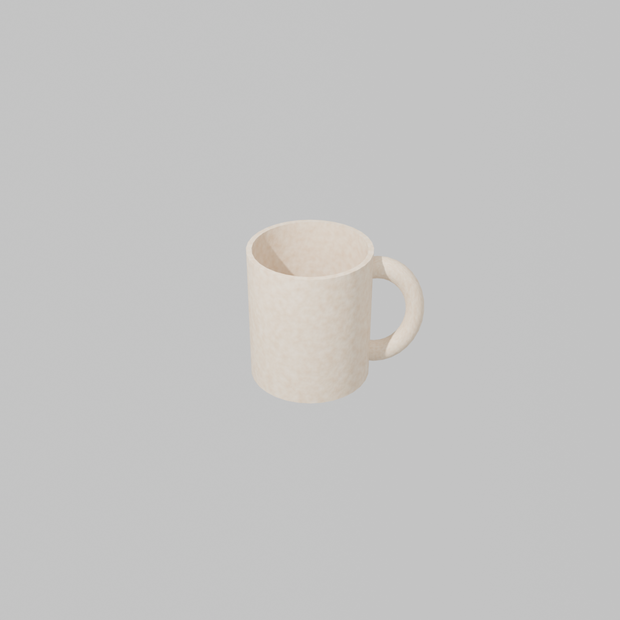 ナチュラルウッド マグカップ｜Wooden Mug - 3D Model