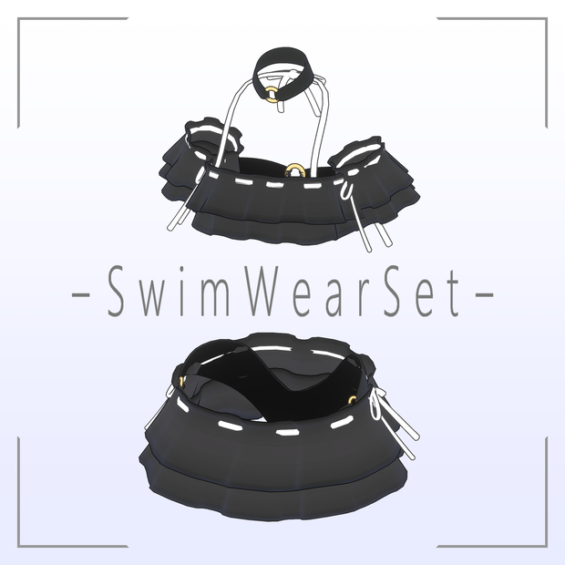 Swim-wear Set Mode-Frill / Mode-School 【YM Body Womens S素体対応】