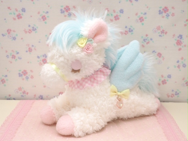 パステルローズのペガサスぬいぐるみ Sakura Booth