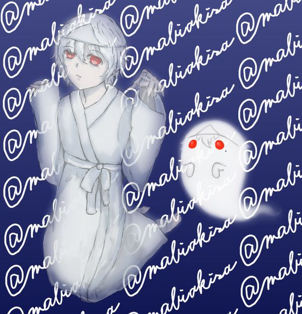 少年幽霊のAPNG立ち絵