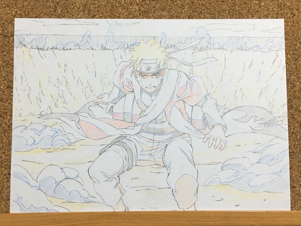 NARUTO☆ナルト直筆画 ナルト (セル画)Animationa - その他