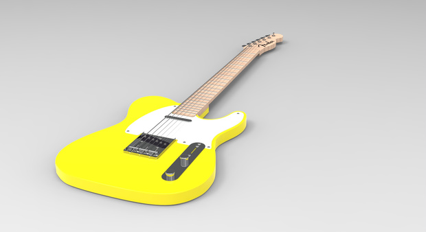 【3Dモデル】 Electric Guitar テレキャスター
