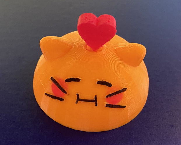 にゃんぷっぷー blobcatmeltlove みかん色