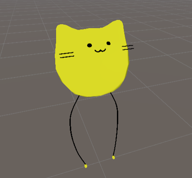 VRChat用アバター もやしあしにゃんぷっぷー
