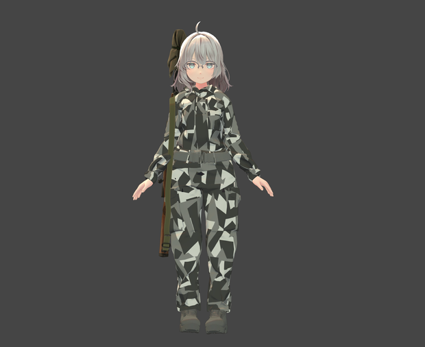 【10/19まで公開】無料　FLASTORE Combat Uniform 用スプリッター迷彩風テクスチャ
