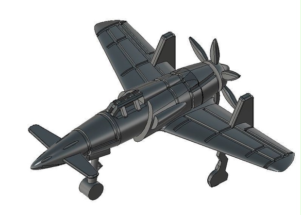 1/700 Shinden(J7W1) / 震電 - 森の工作倉庫 - BOOTH