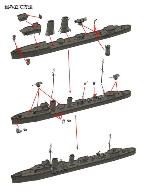 1/700 HMS Shakespeare /イギリス海軍 駆逐艦 シェークスピア
