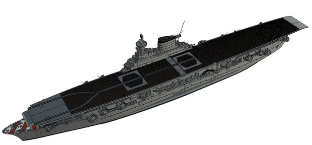 1/700 RN Aquila / イタリア王立海軍 航空母艦 アクィラ