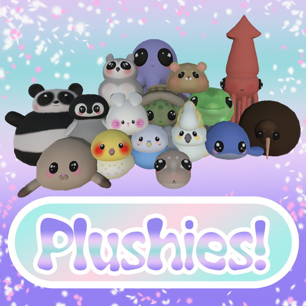 16 Plushies! (Rigged)