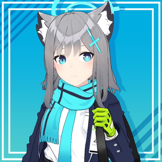 【3Dモデル】シロコ VRChat用