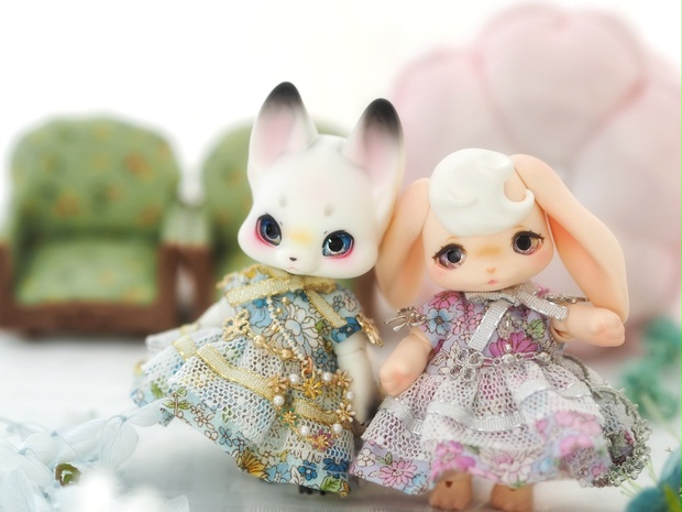 Cocoriang doll☆お洋服☆お花ドレス