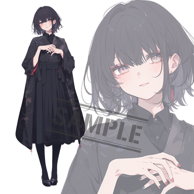 立ち絵素材213 和洋服