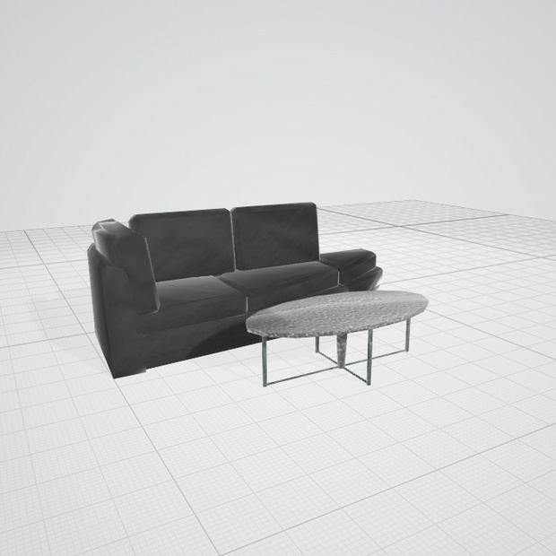 ３dモデル　リビング　イス　ソファ　テーブル　obj