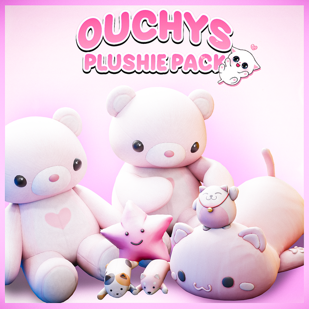 Ouchy's Plushie Pack! (6 Plushies)