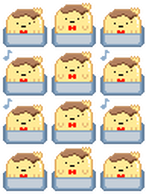 王様プリンさん早押しボタンアバター