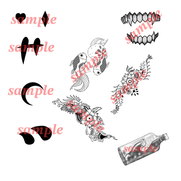 素材　tattoo ワンポイント　2弾