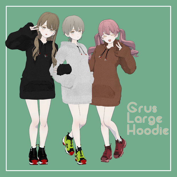 Grus専用 Large Hoodie