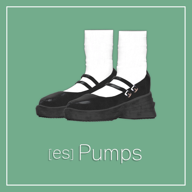 【VRChat】森羅専用 es Pumps（MA対応）
