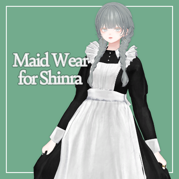 【VRChat】森羅専用 クラシカルメイド服（MA対応）