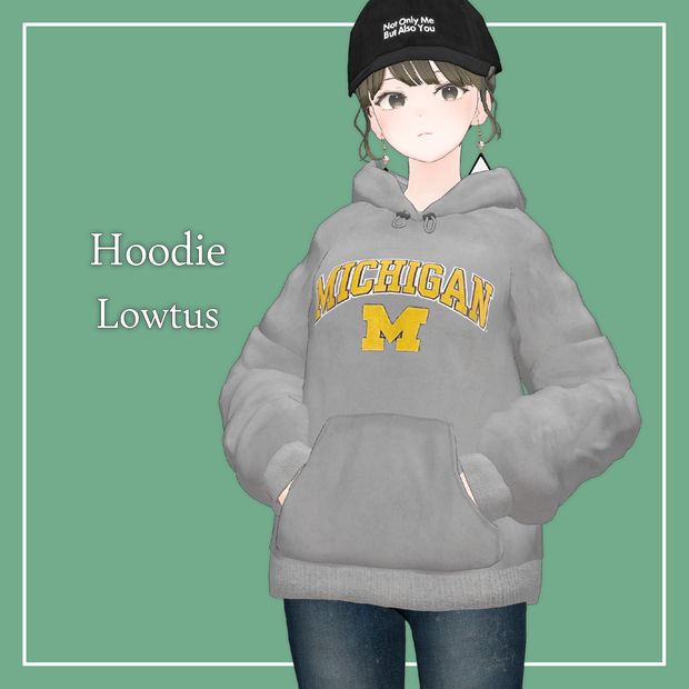 【VRChat】Lowtus専用 Hoodie（MA対応）