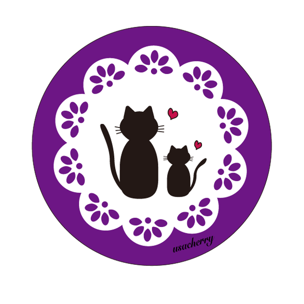 レースねこ♡SNS用アイコン