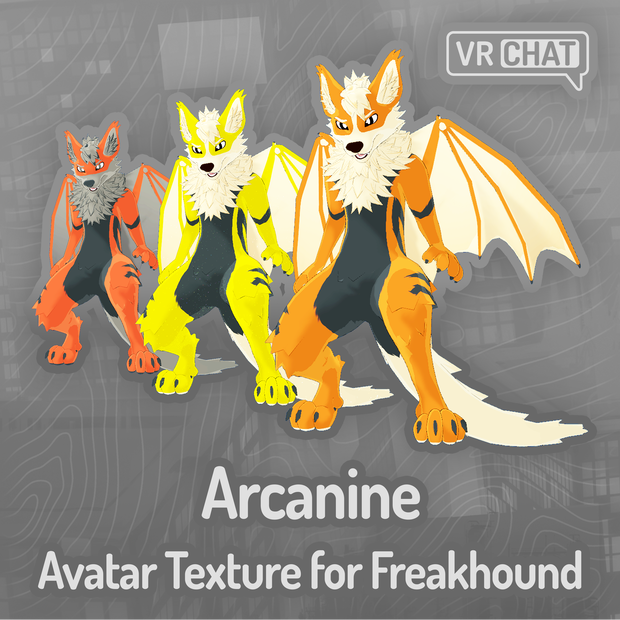 Arcanine Texture for Freakhound (ウインディフリークハウンドのテクスチャ)