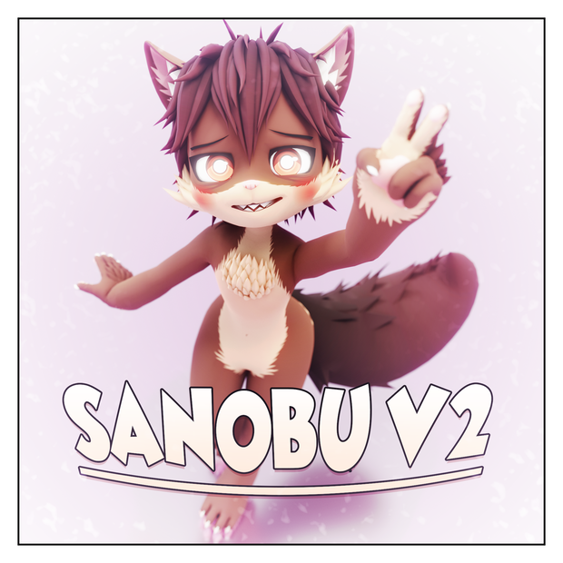 Sanobu V2 - 3D Model For VRChat