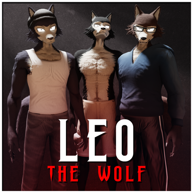 Leo The Wolf - 3D Model For VRChat