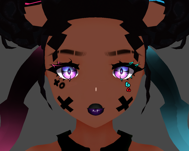 Vroid Purple Eye Texture