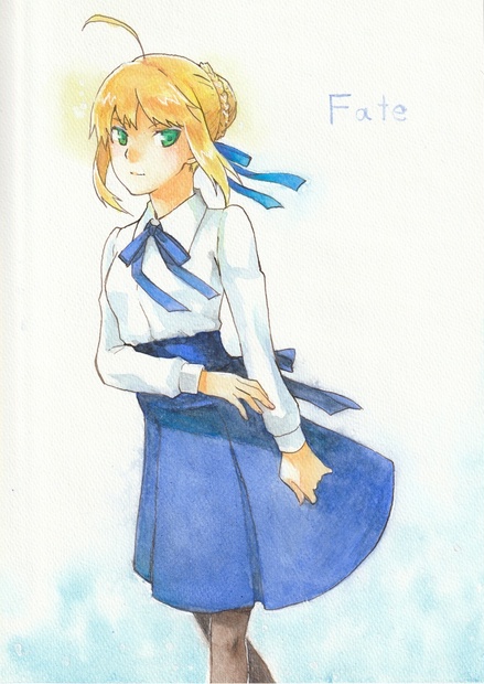 原画 私服セイバー Fate - ヒジリズム - BOOTH