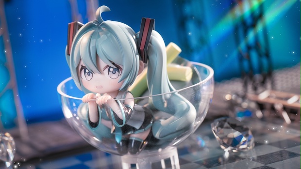 VOCALOID 一杯の初音 初音ミク ガレージキット - 虎狮喵喵 - BOOTH